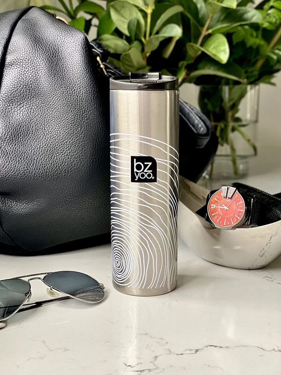 15oz Brew Stainless Steel Vacuum Double Wall Insulated Tumbler - Organica White
