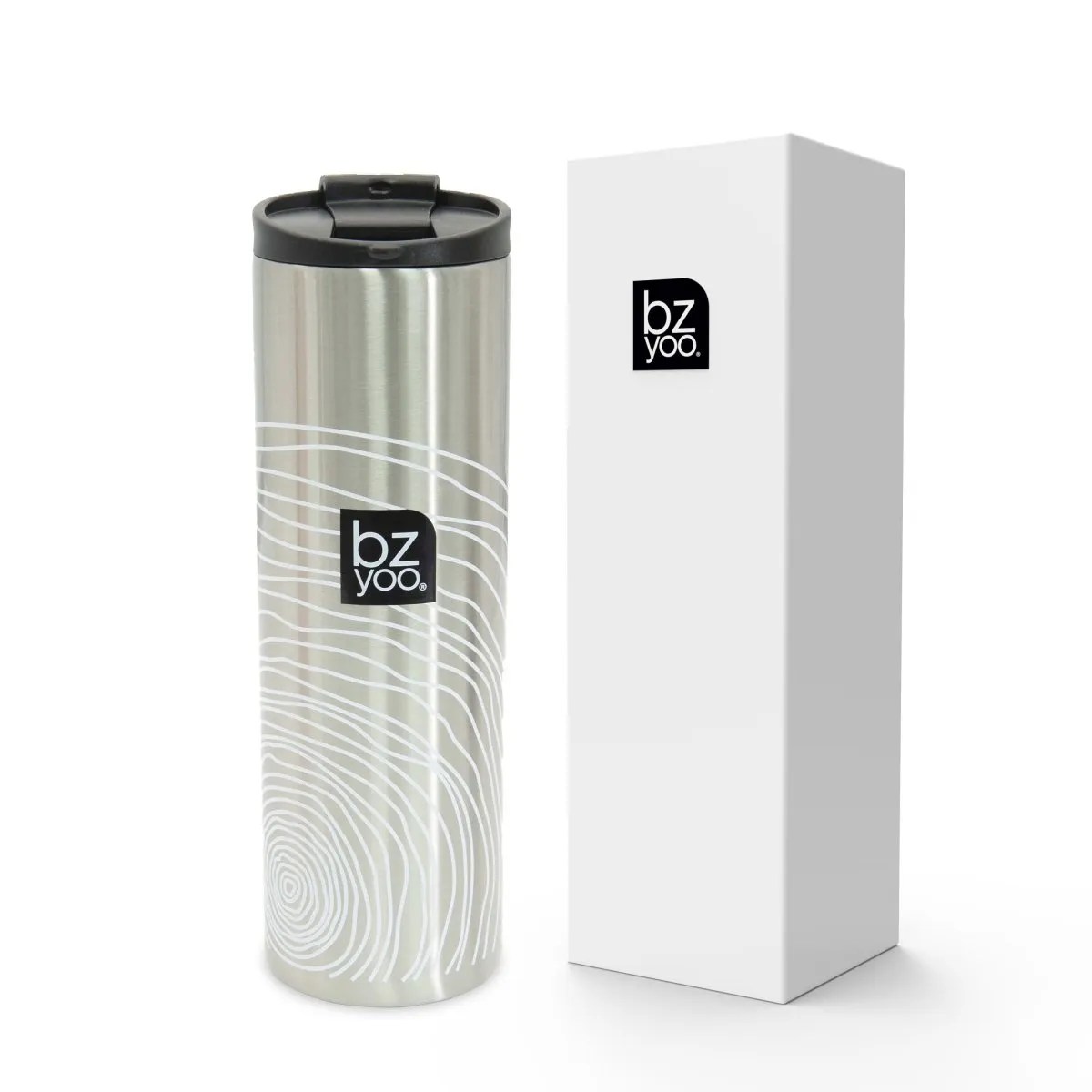 15oz Brew Stainless Steel Vacuum Double Wall Insulated Tumbler - Organica White