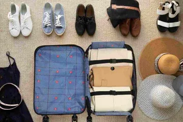 360° Foldable Travel Suitcases with Wheels