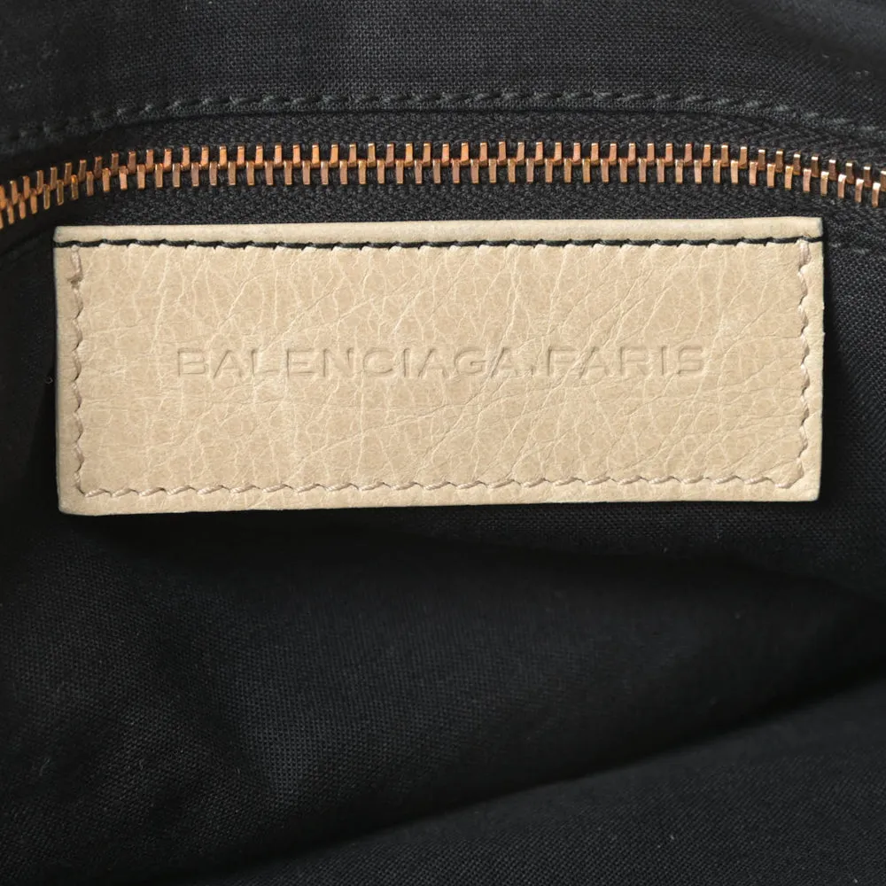 Balenciaga Praline Lambskin Leather Giant 21 Rose Gold Work Bag