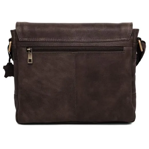 CAISTOR Leather Messenger Bag for Men