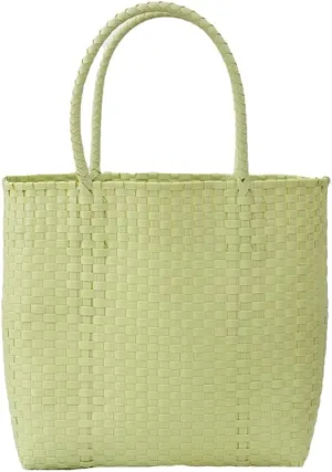 Caistre Womens PVC Jelly Bag 2025 Summer Beach Woven Top Handle Bag Fashion Travel Tote Handbag Plastic Purse