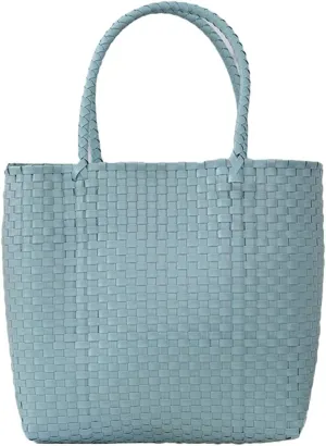 Caistre Womens PVC Jelly Bag 2025 Summer Beach Woven Top Handle Bag Fashion Travel Tote Handbag Plastic Purse