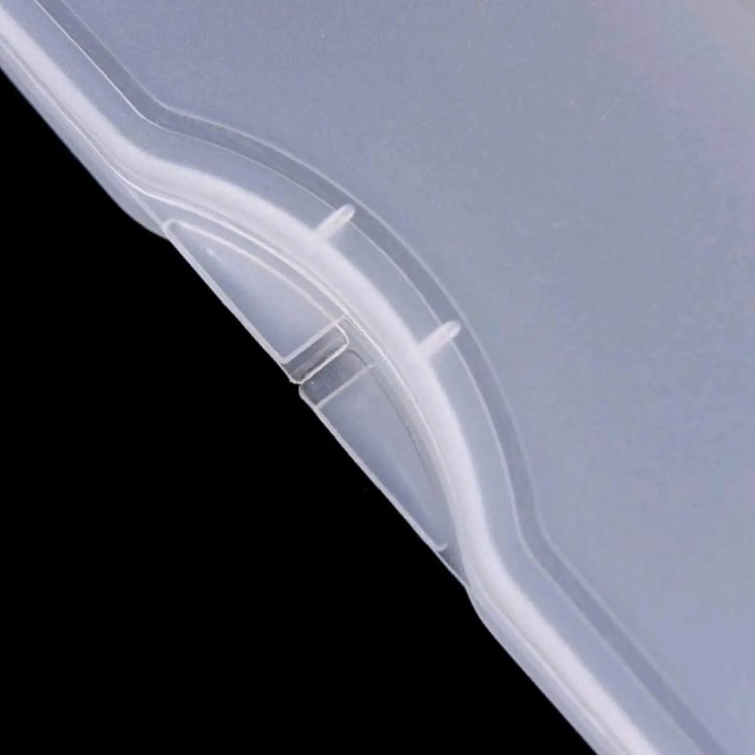 Clip on Glasses Case Pouch Hard Shell, Case for Clip on Sunglasses, Clip-on Sunglasses Clear Box, Thin Flat Glasses Storage