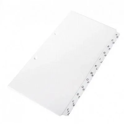 Cumberland Business Card File Junior A-Z Index Refill