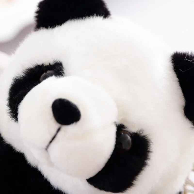 Cute Panda Plush Kids Backpack with Adjustable Straps for Comfort