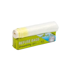 Drawstring Refuse Bags 690x830mm 10pc on Roll