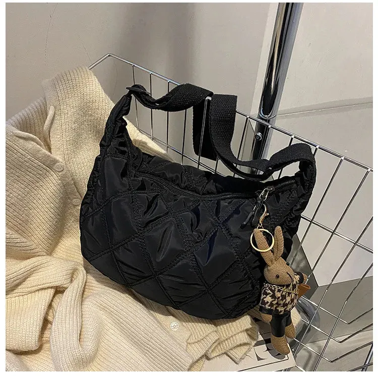 Elegant Wanderlust Embroidered Shoulder Bag