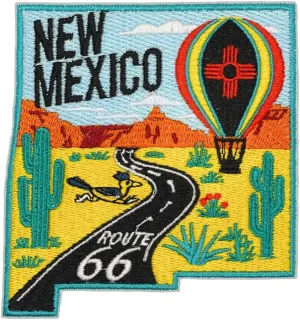 EMBROBOF Proud New Mexico Patch  4 inches, Cool Heritage New Mexico Iron On Patch  Embroidered State Patches Iron On/Sew On for Jackets