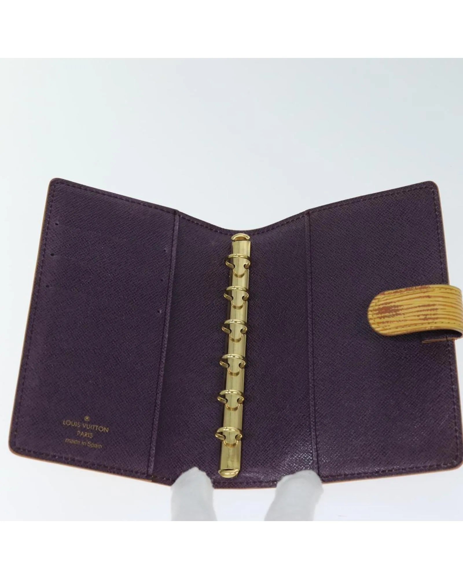 Epi Leather Agenda PM Day Planner Cover