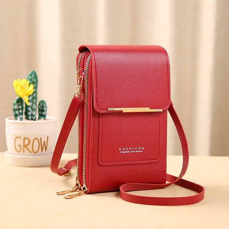 Factory Direct Sales Touch Screen Phone Bag Women's Messenger