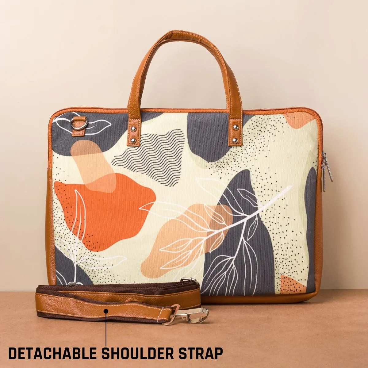 Floral Print 2 Deluxe Laptop Bag