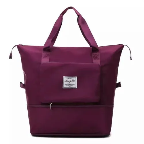 Folding Travel Duffle Bag  - Expandable Large Capacity