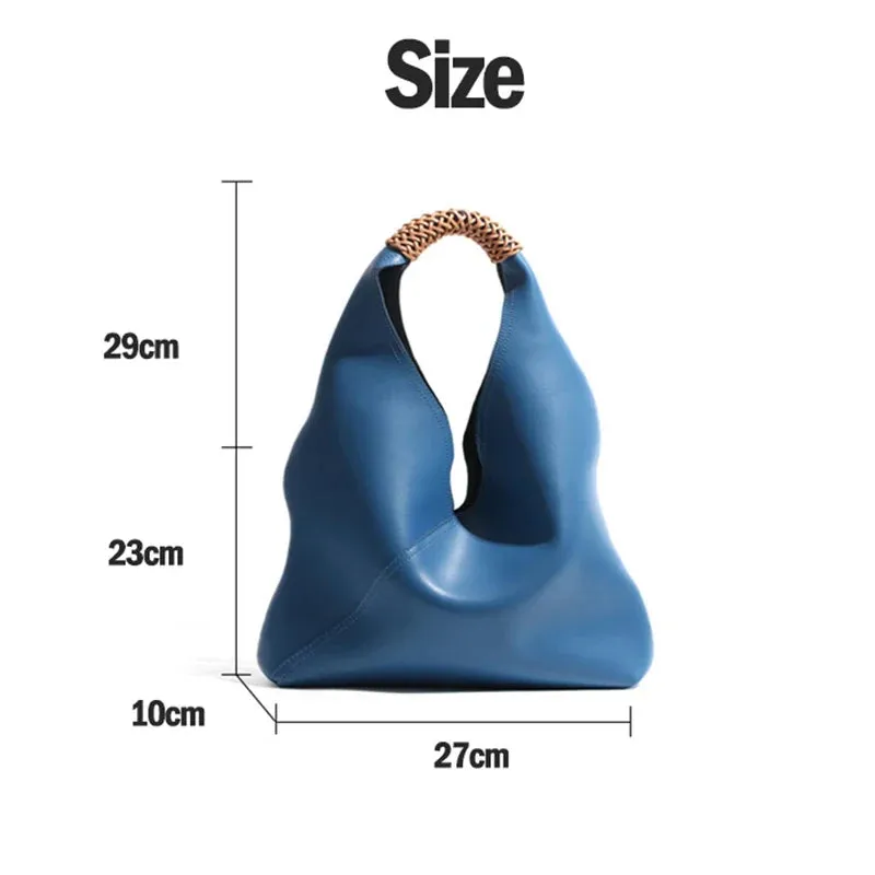 Genuine Leather Hobo Bag for Elegant Events