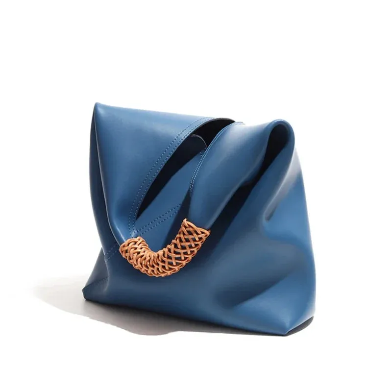 Genuine Leather Hobo Bag for Elegant Events