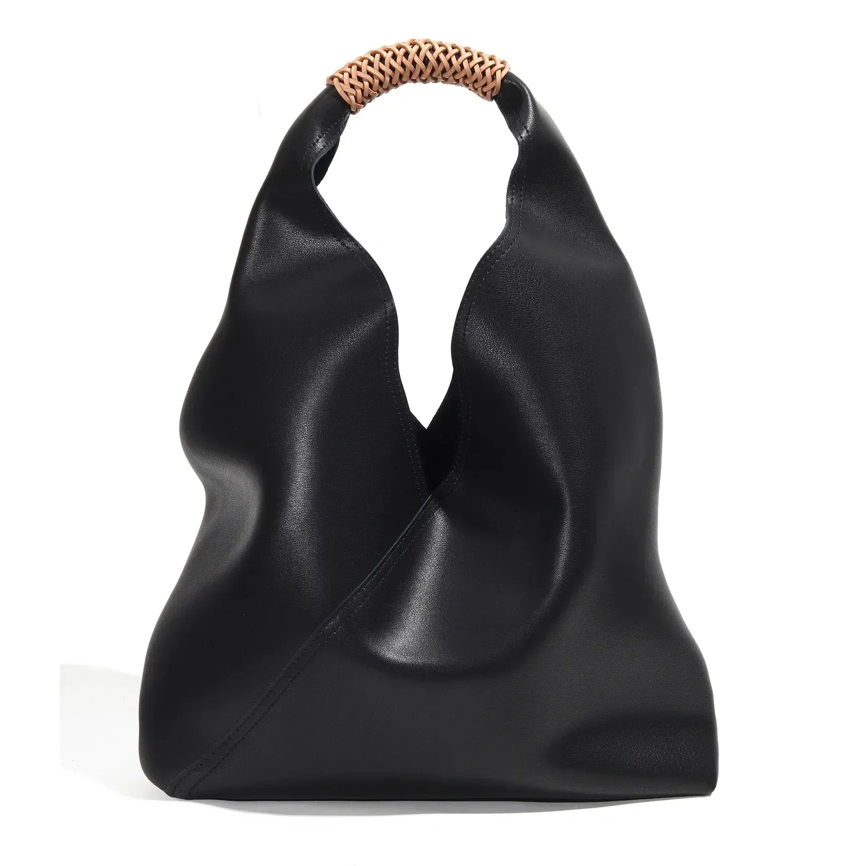 Genuine Leather Hobo Bag for Elegant Events