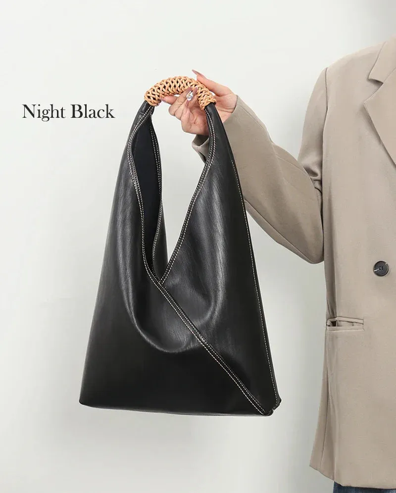 Genuine Leather Hobo Bag for Elegant Events
