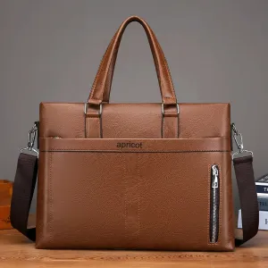 Genuine Leather Laptop Bags For Men & Women (Brown)