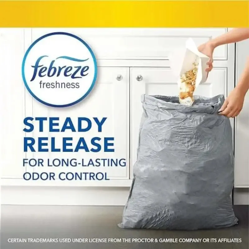 Glad ForceFlex Tall Kitchen Drawstring Trash Bags 13 Gallons, White Trash Bags C78750