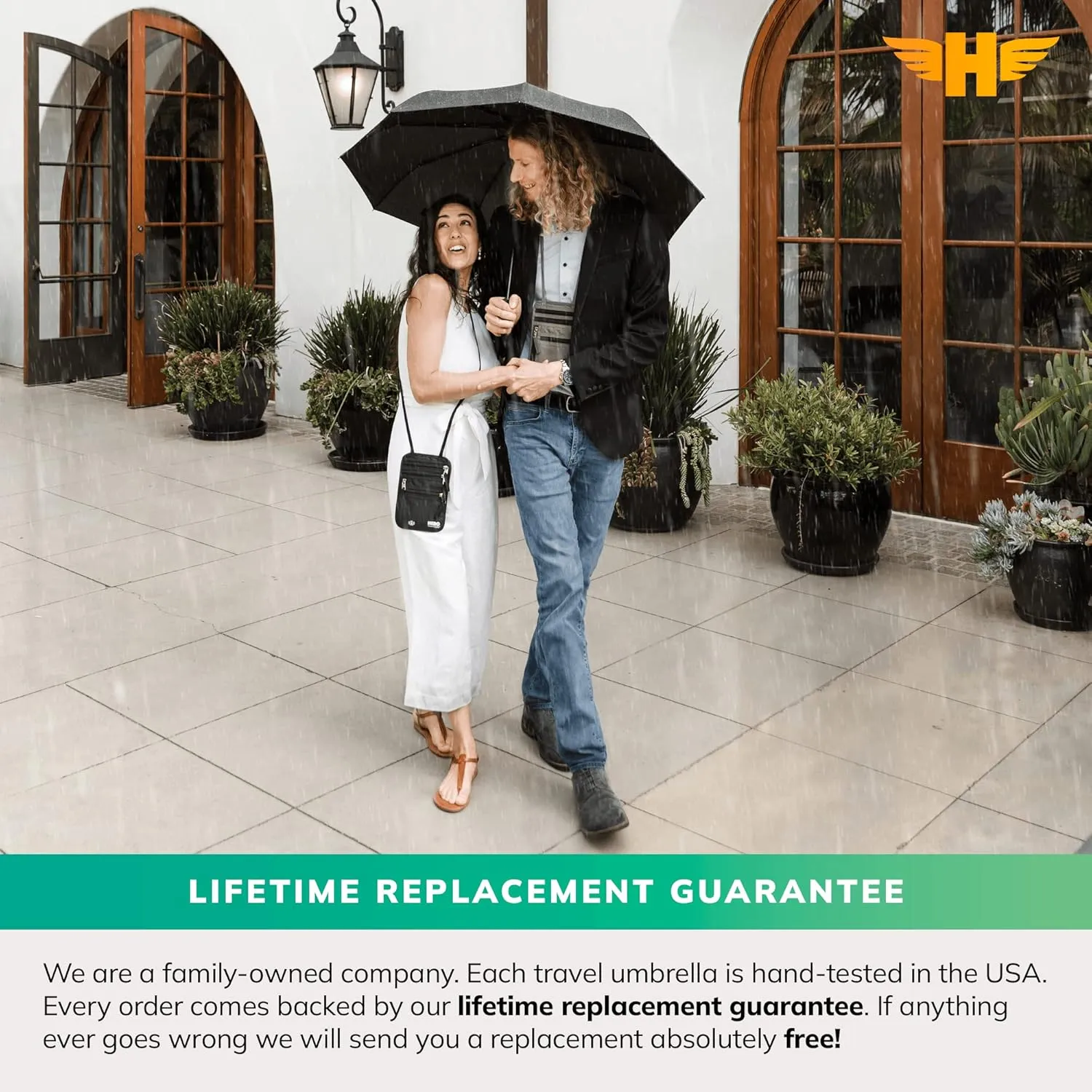 HERO Travel Umbrella  Windproof, Compact and Portable