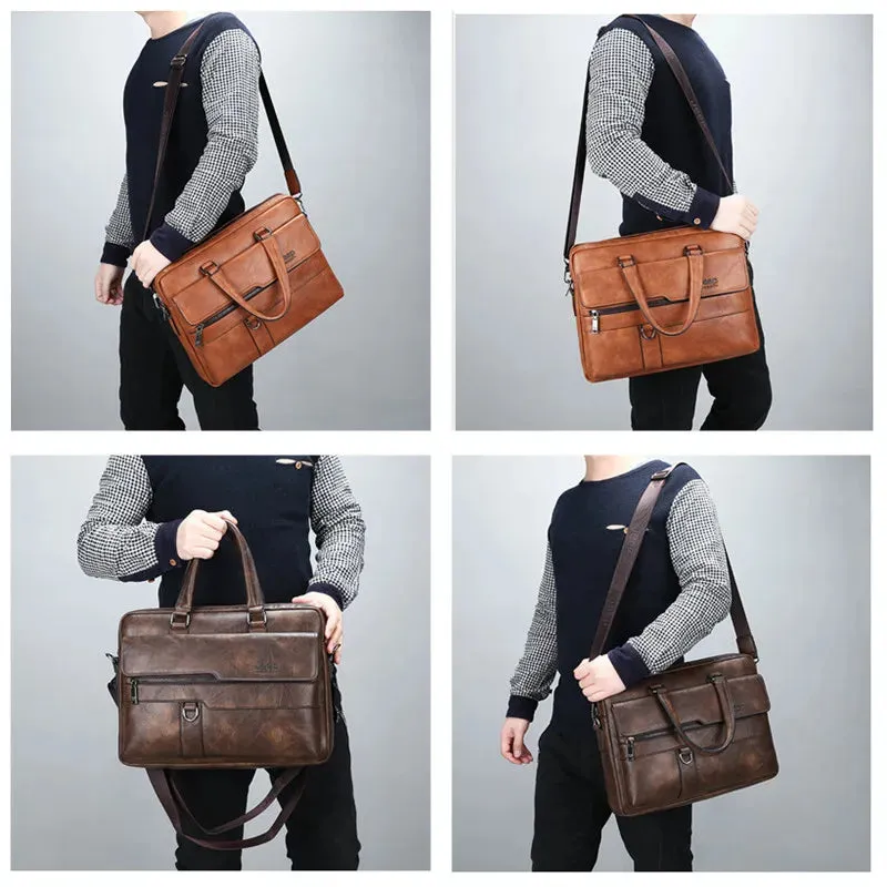 JEEP Leather - Men's Briefcases