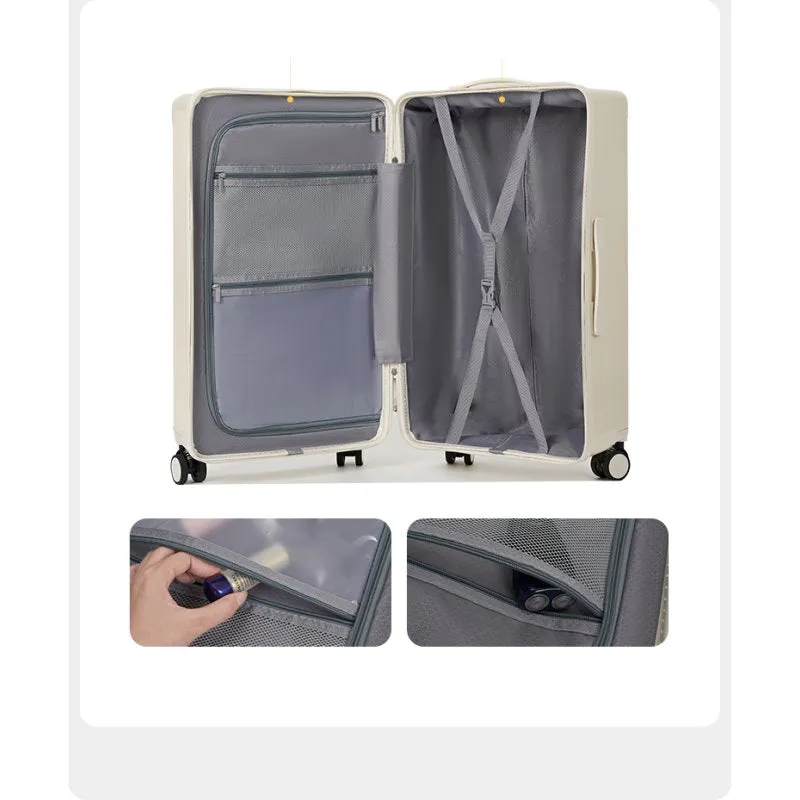Karry On 28" Large Capacity ABS PC Travel Bag with Break System Wheels