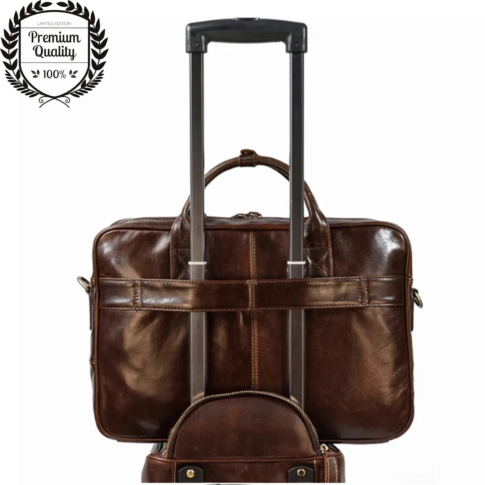 Kofi Best Premium Pure Leather Laptop Bags for Men and Women