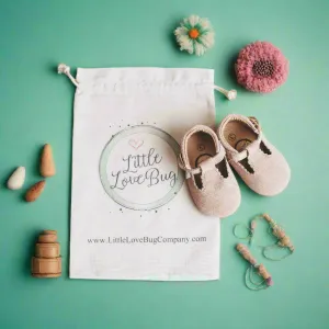 Little Love Bug Dust Bag (Cotton Draw String)