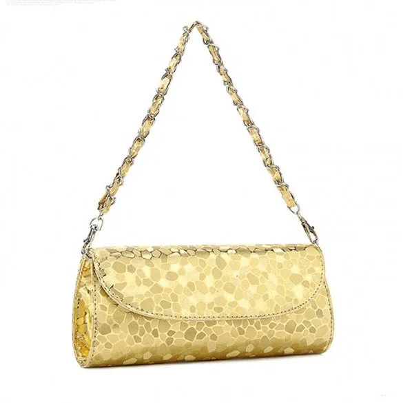 New Fashion Women Synthetic Leather Chain Bag Handbags Evening Bag