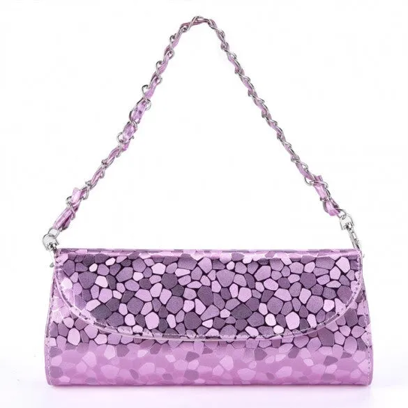 New Fashion Women Synthetic Leather Chain Bag Handbags Evening Bag