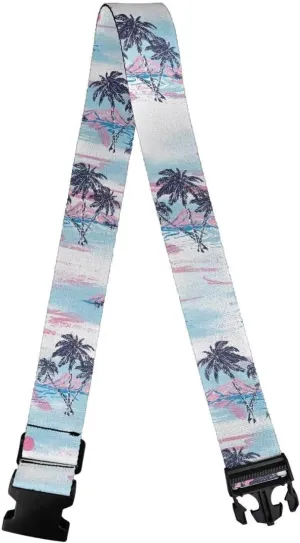 Palm Tree Luggage Straps Suitcase Strap, Luggage Belt Strap for Suitcases Belt Strap, Bag Straps for Luggage Buckle Straps and Wraps