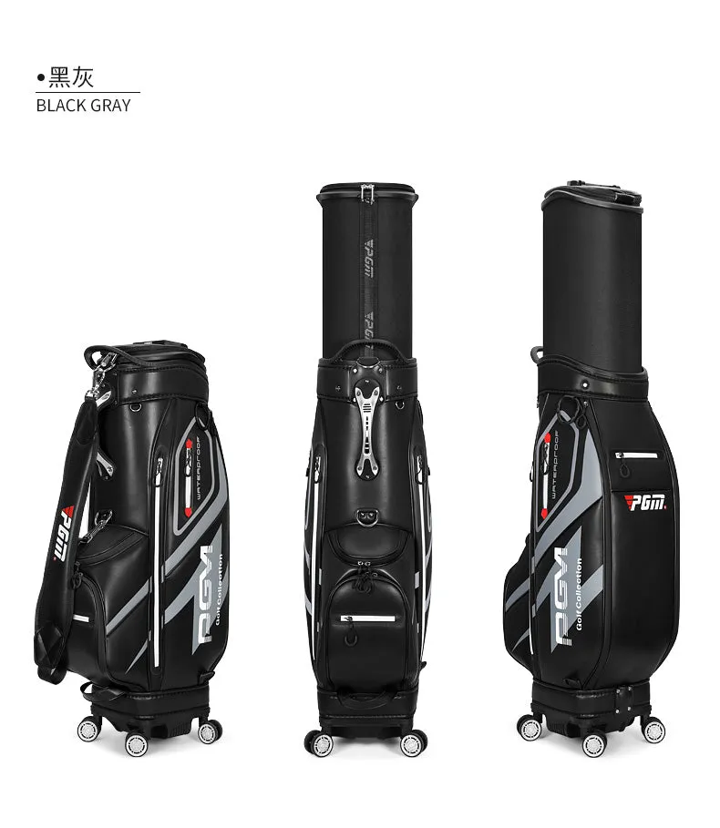 PGM QB099 wheel travel golf bag custom waterproof custom logo golf bag