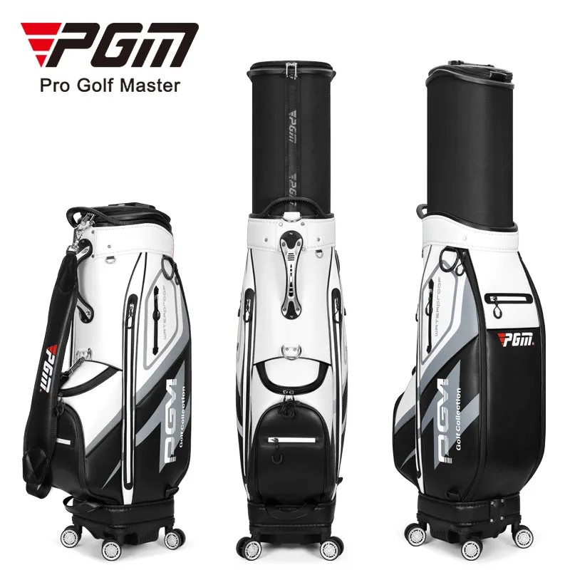 PGM QB099 wheel travel golf bag custom waterproof custom logo golf bag