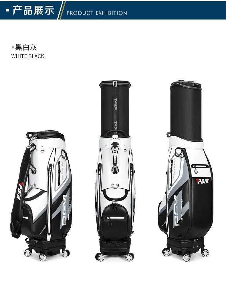 PGM QB099 wheel travel golf bag custom waterproof custom logo golf bag