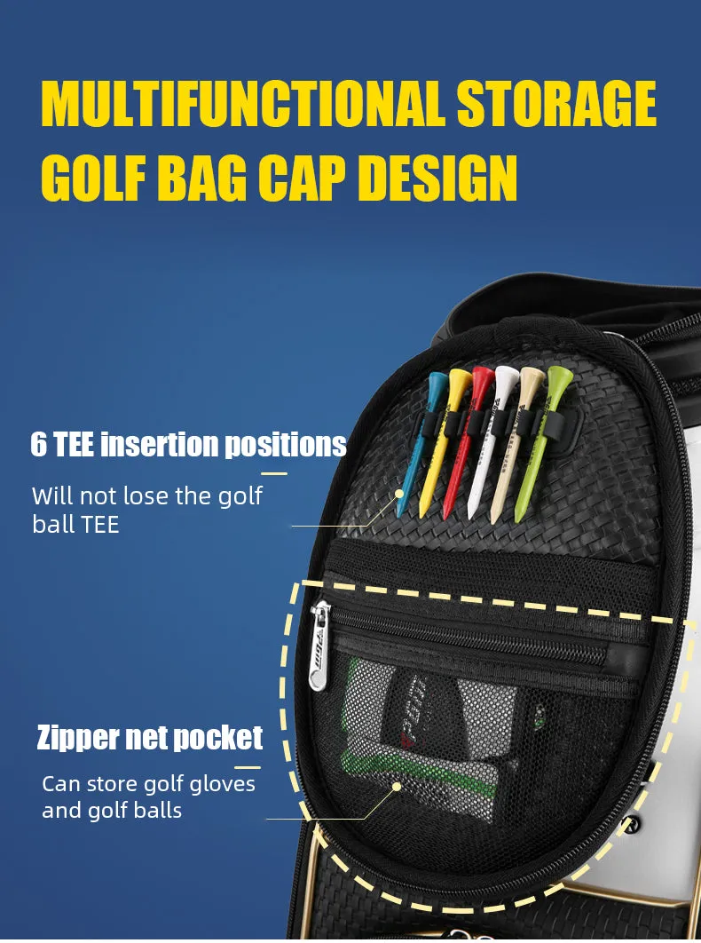 PGM QB100 golf flight travel bag premium microfiber leather waterproof golf bag