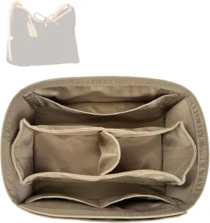 Premium Purse Organizer compatible with Lv Carryall PM/MM Bag Organizer Insert - Handmade Waterproof Nylon Purse Liner, Perfect Fit for Hobo Tote Bags (Bubblegum, For Carryall PM)