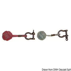 "Monkey's fist" key ring