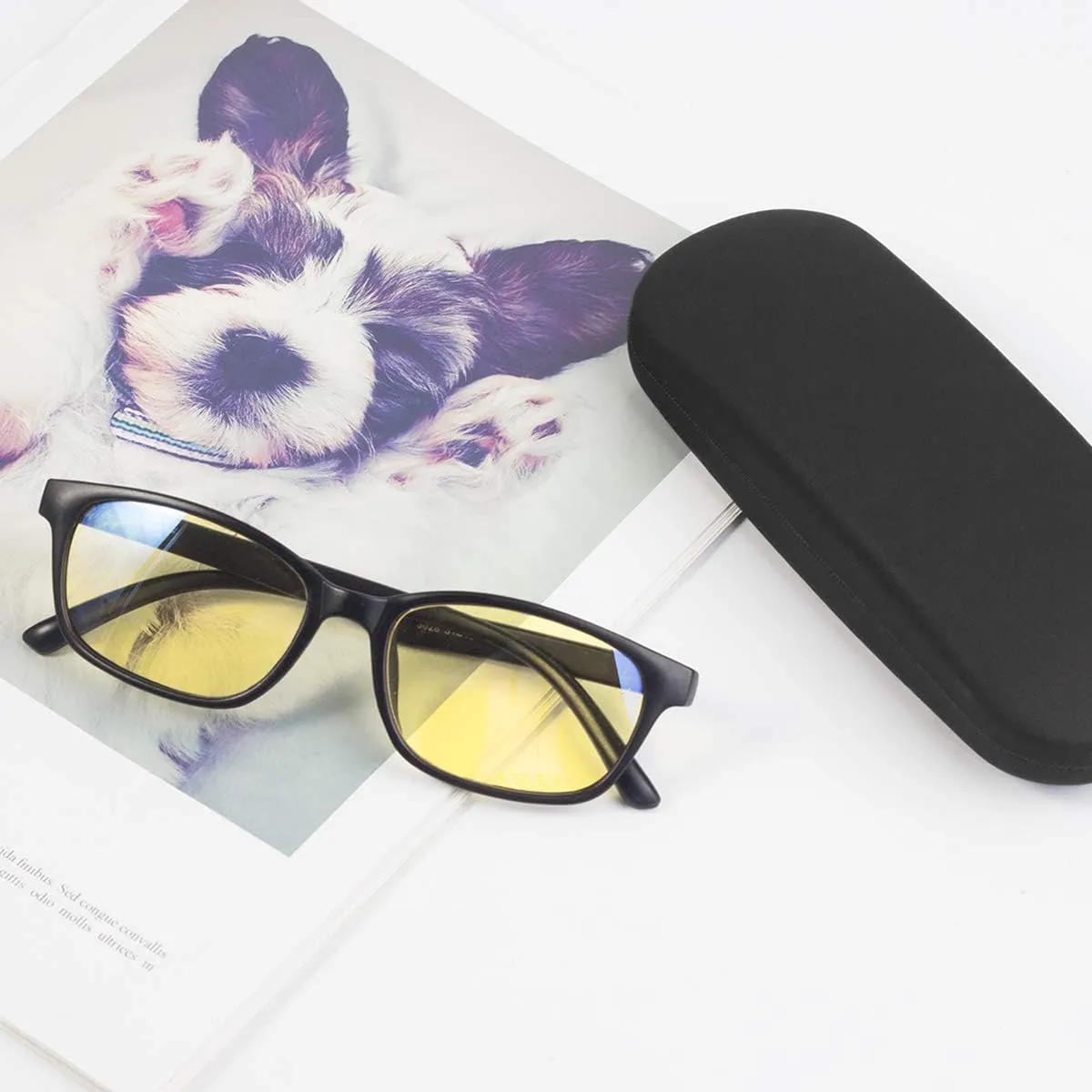 RayLove Unisex Hard Shell Eyeglasses Cases, Protective Case For Glasses