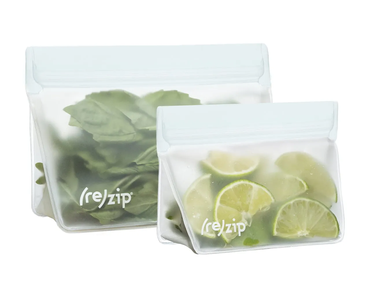 (re)zip - 1 Cup   2 Cup Stand Up Storage Bags