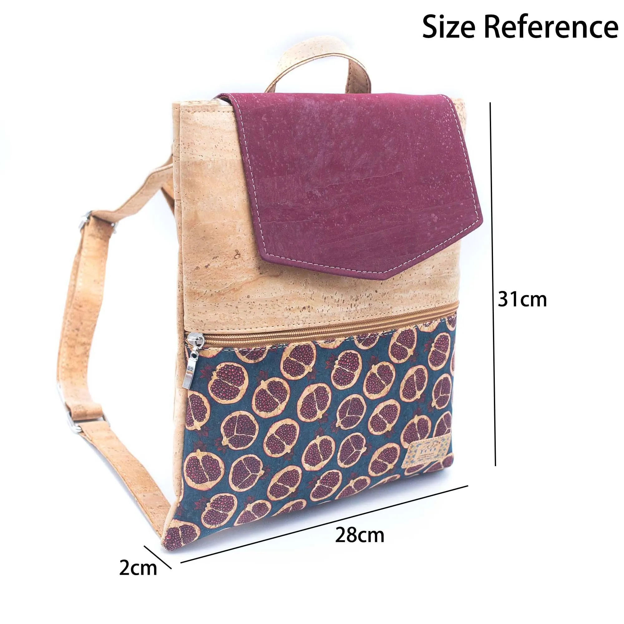 Small Unisex Cork Backpack BAGP-144
