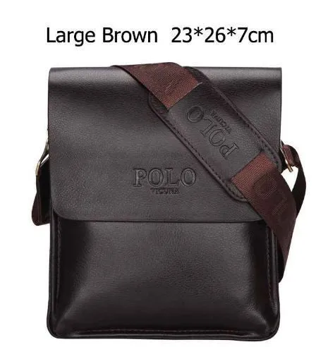 VICUNA POLO Famous Brand Leather Men Bag Casual Business Leather Mens Messenger Bag Vintage Men's Crossbody Bag bolsas male