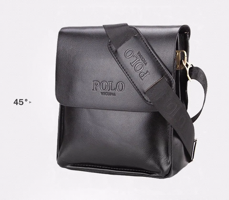 VICUNA POLO Famous Brand Leather Men Bag Casual Business Leather Mens Messenger Bag Vintage Men's Crossbody Bag bolsas male