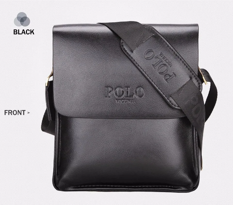 VICUNA POLO Famous Brand Leather Men Bag Casual Business Leather Mens Messenger Bag Vintage Men's Crossbody Bag bolsas male